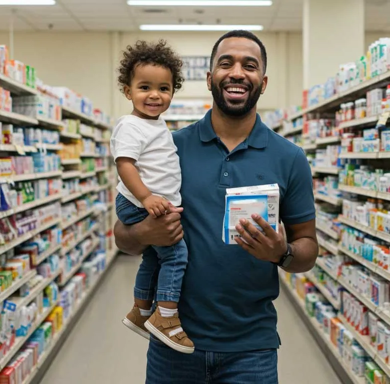 happy patient visiting Serenity Integrated Pharmacy